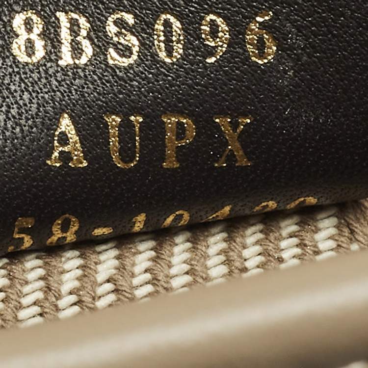 Pre Owned Fendi Roll Mini Beige Zucca Jacquard Tote