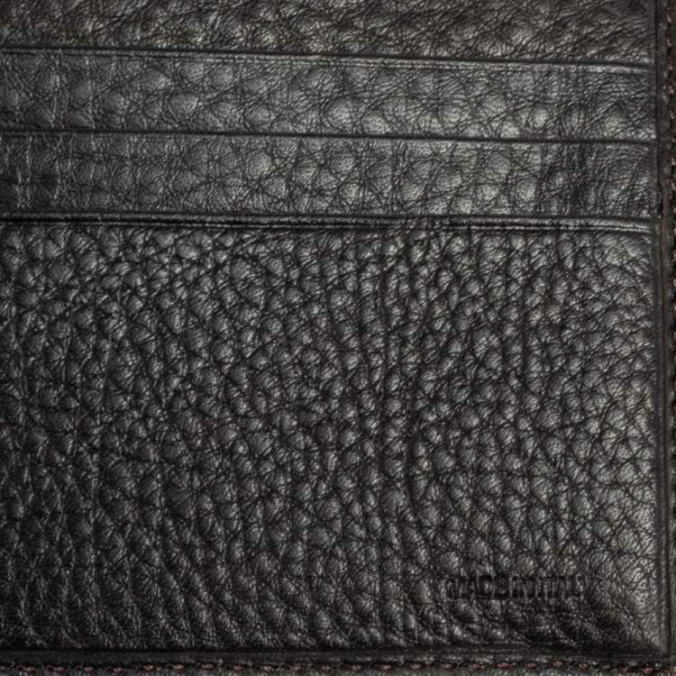 Pre Owned Fendi Tobacco Zucca Canvas and Leather Flap Continental Wallet