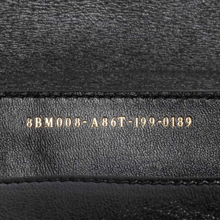 Pre Owned Fendi Black Glossy Leather FF Belt Bag 