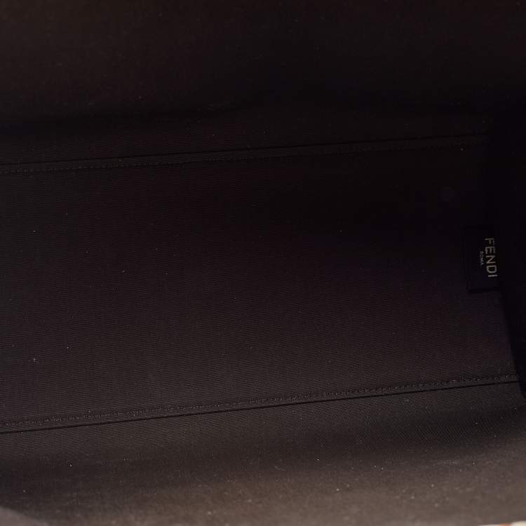 Pre Owned Fendi Beige Canvas Medium Sunshine Tote