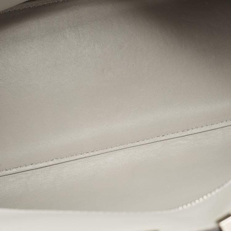 Pre Owned Fendi Grey Leather Medium Studded 3Jours Tote