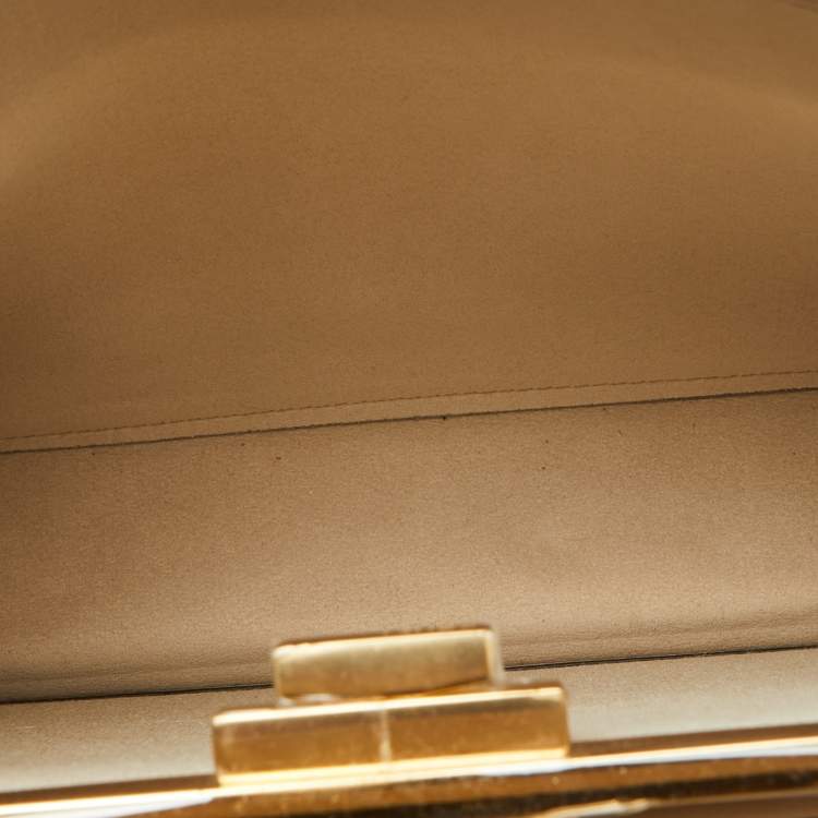 مملوكة مسبقًا Fendi Beige Leather Medium Peekaboo ISeeU Top Handle Bag