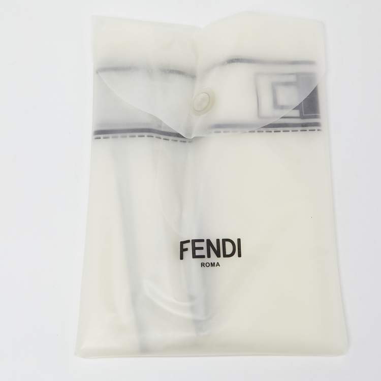 مملوكة مسبقًا Fendi Blue Watersnake Leather and Suede Regular Peekaboo Top Handle Bag