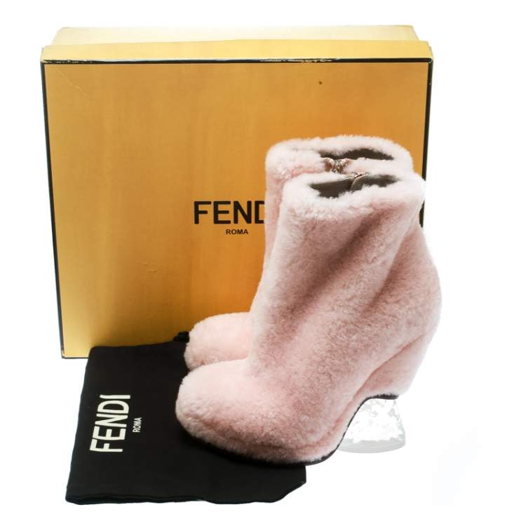 fendi shearling boots