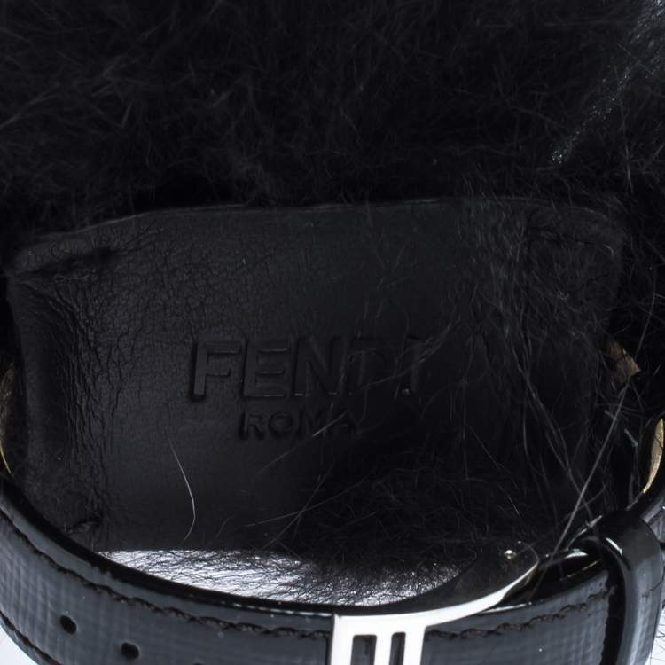 Pre Owned Fendi White Stainless Steel My Way Fur Glamy 35000M Women's Wristwatch 36 mm