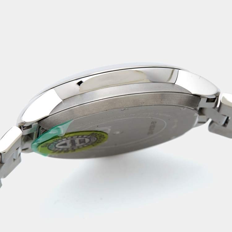 Pre Owned Fendi Mother Of Pearl Stainless Steel IShine 12100M Women's Wristwatch 38 mm