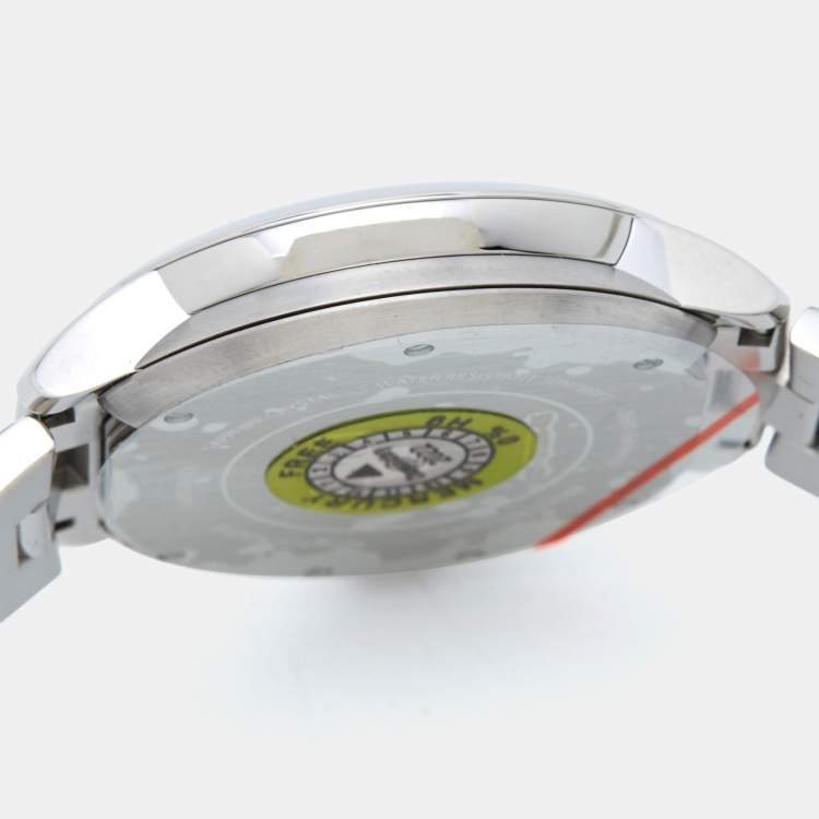Pre Owned Fendi Mother Of Pearl Stainless Steel IShine 12100M Women's Wristwatch 38 mm
