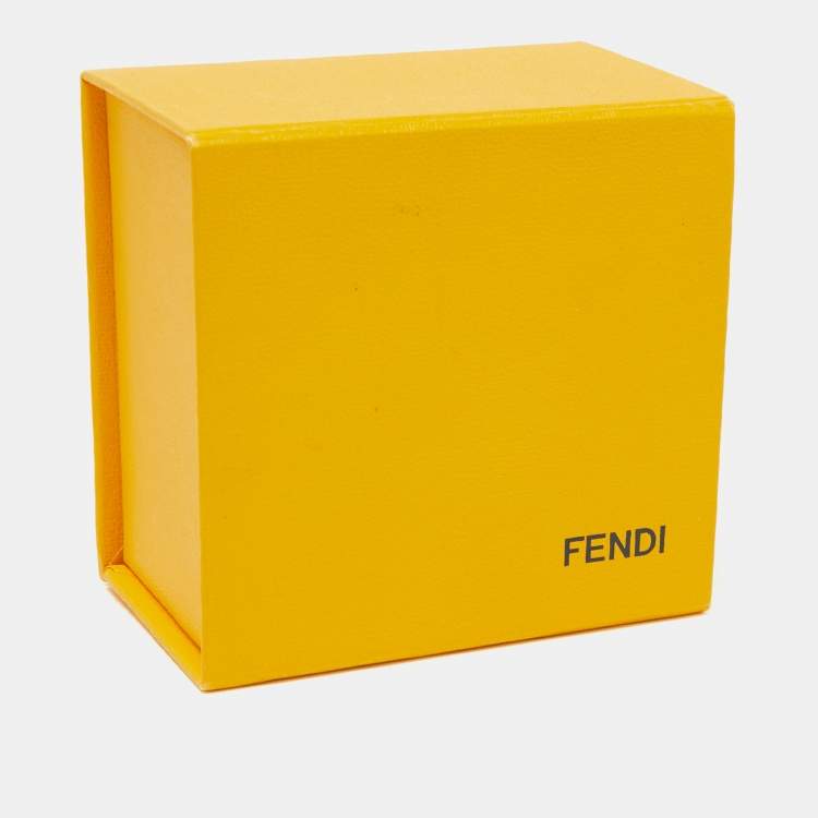 Pre Owned Fendi Purple Fox Fur Pom Pom Bag Charm