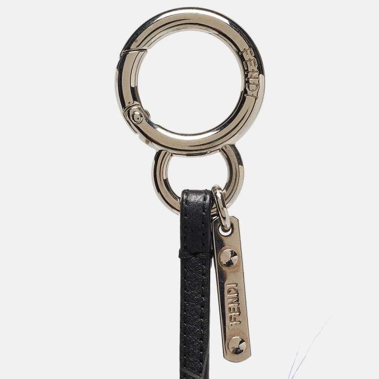 Pre Owned Fendi Multicolor Fur and Leather Karlito Bag Charm