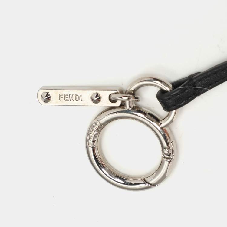 Pre Owned Fendi Multicolor Fur and Leather Karlito Bag Charm