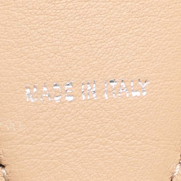 Pre Owned Fendi Multicolor Mink Fur and Leather Pompoms Strap You Bag Strap
