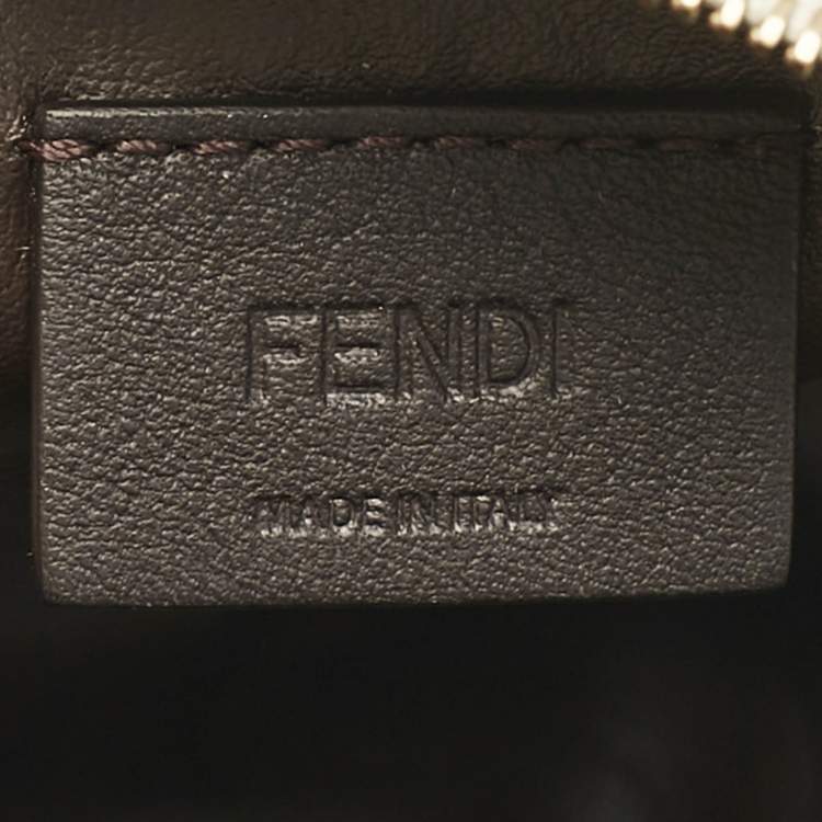 Pre Owned Fendi x SKIMS Multicolor Nylon XS Trapezoid Beauty Pouch 