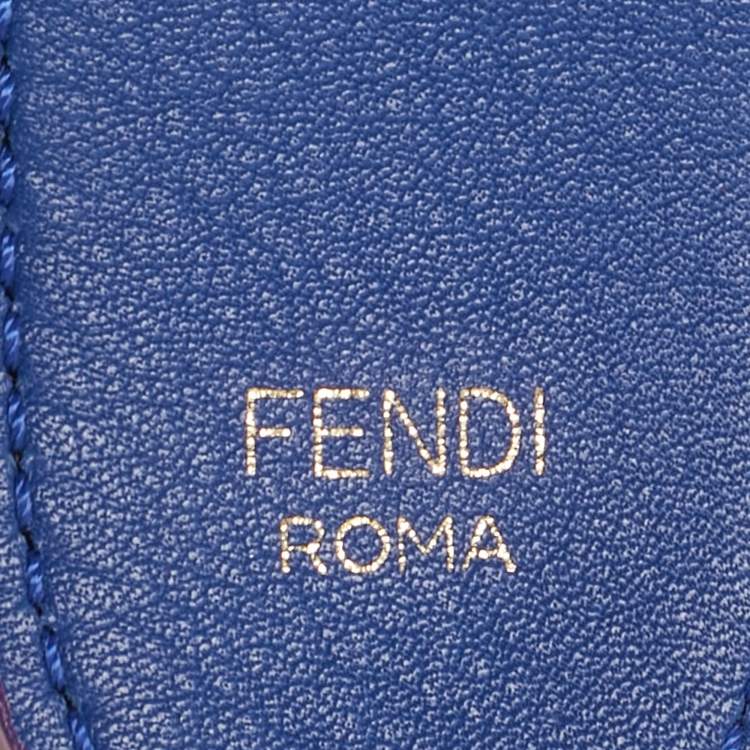 Pre Owned Fendi Multicolor Python Strap You Shoulder Bag Strap