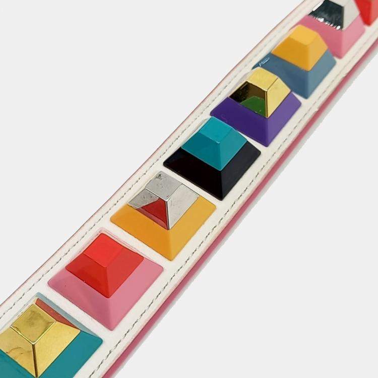 Pre Owned Fendi Leather Multicolor Strap You