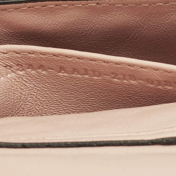 مملوكة مسبقًا Fendi Baguette Nano Charm Pink FF Embossed Leather