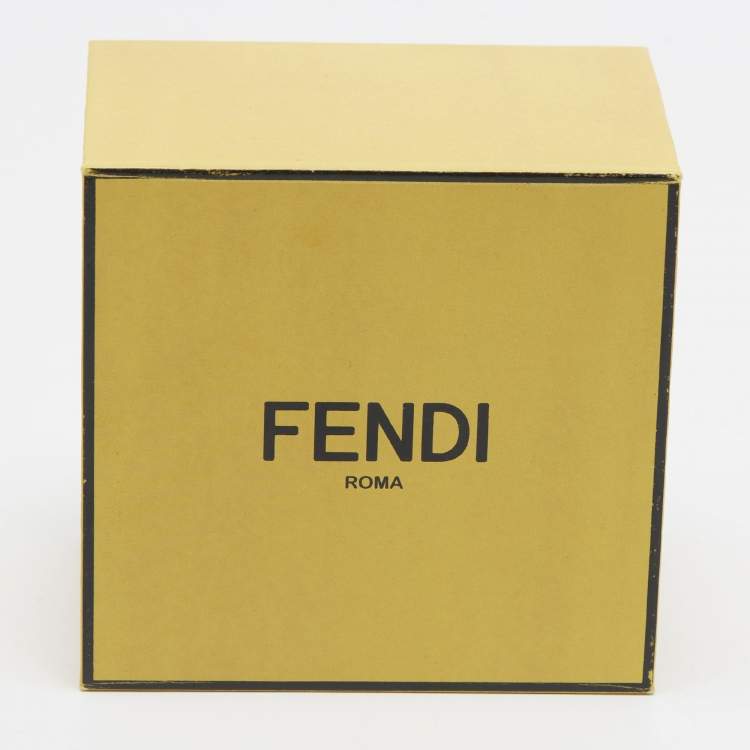 مملوكة مسبقًا Fendi  F Is Fendi Crystals Faux Pearls Gold Tone Bracelet