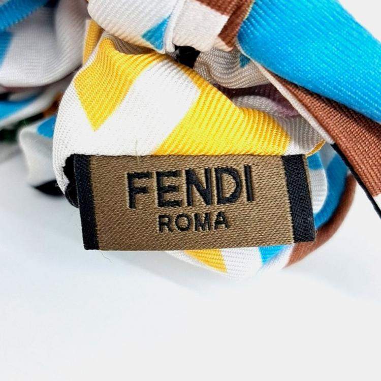 Pre Owned Fendi hair scrunchie