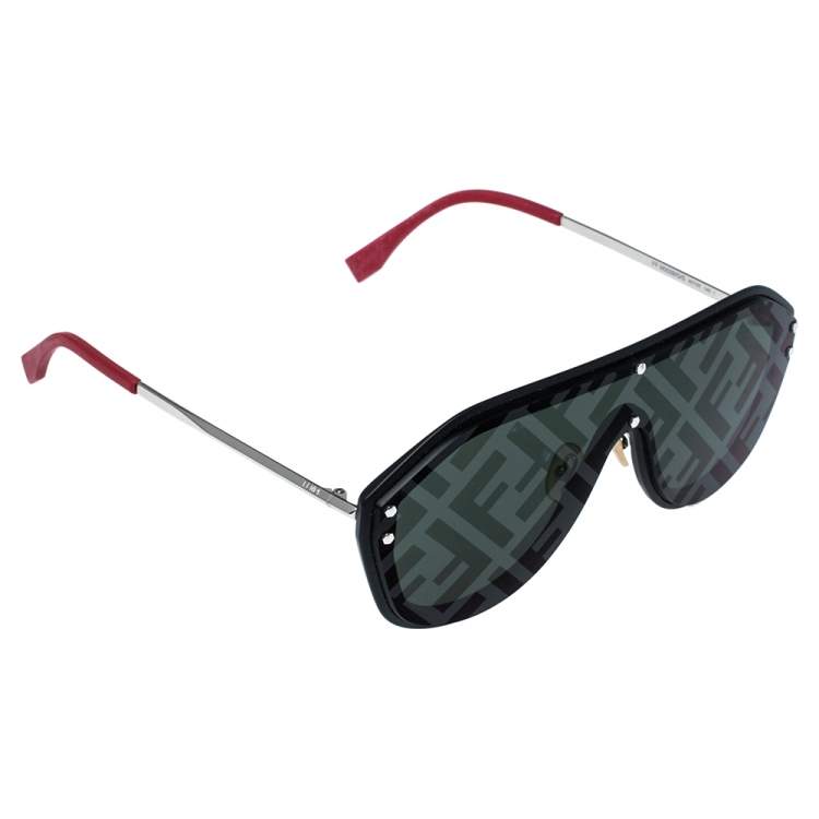 Fendi Sunglasses | Fabulous Shield / G S Sunglasses, Grey/Black/White, New  | Tradesy | Stylish glasses, Fendi sunglasses, Sunglasses logo