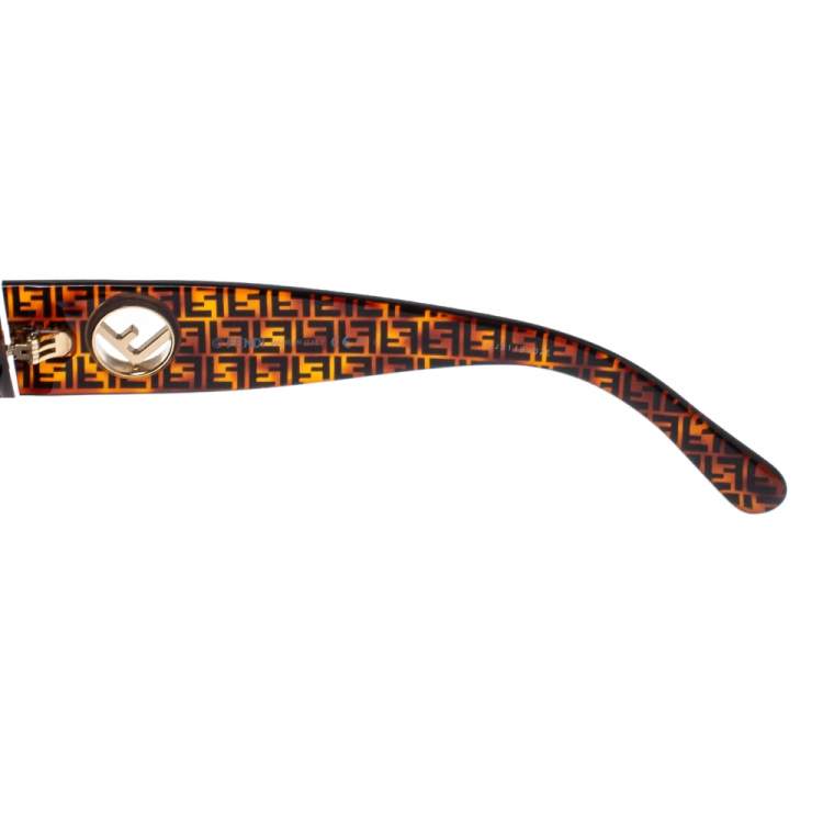 Pre Owned Fendi Havana FF / Gret F is Fendi 0327/S Cat-Eye Sunglasses