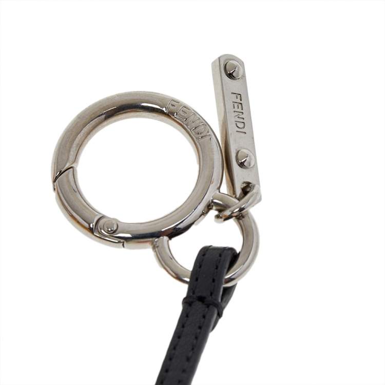 Pre Owned Fendi Multicolor Fur and Leather Karlito Bag Charm 