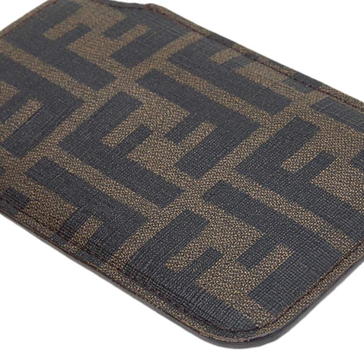 Pre Owned Fendi Tobacco Zucca Coated Canvas iPhone 4/5 Case