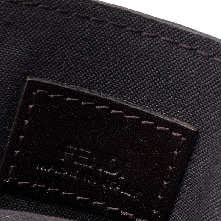 Pre Owned Fendi Tobacco Zucca Coated Canvas iPhone 4/5 Case