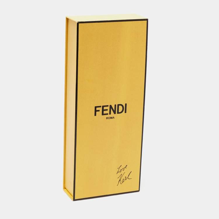 Pre Owned Fendi Multicolor Fur and Leather Karlito Bag Charm