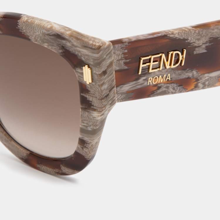 Fendi, Accessories, Authentic Fendi 52mm Cat Eye Logo Acetate Sunglasses