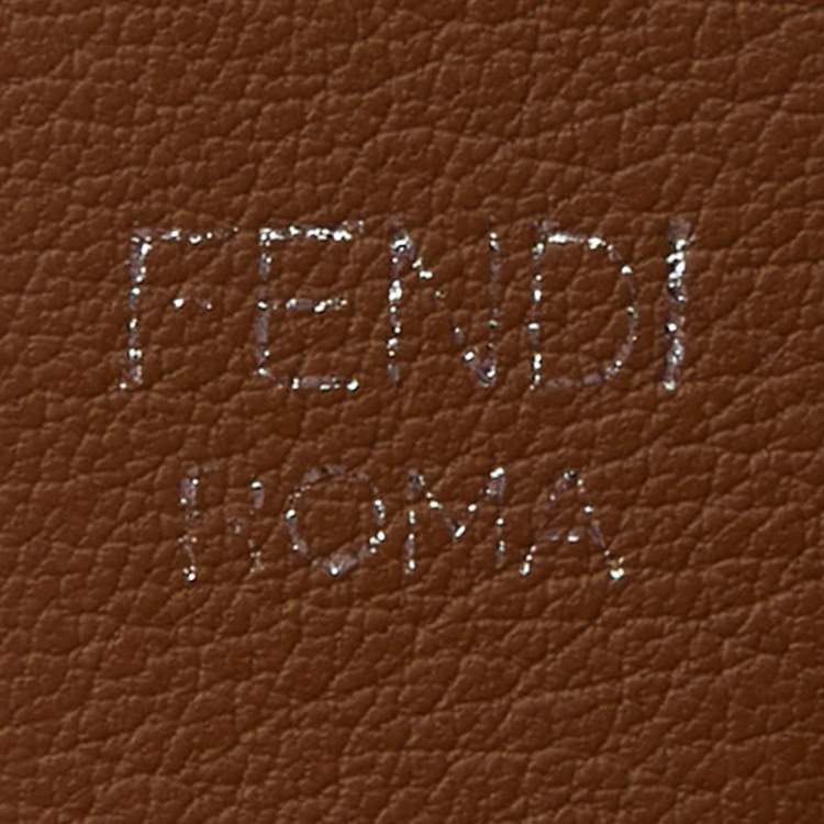 Pre Owned Fendi Multicolor Leather Studded Strap You Shoulder Bag Strap
