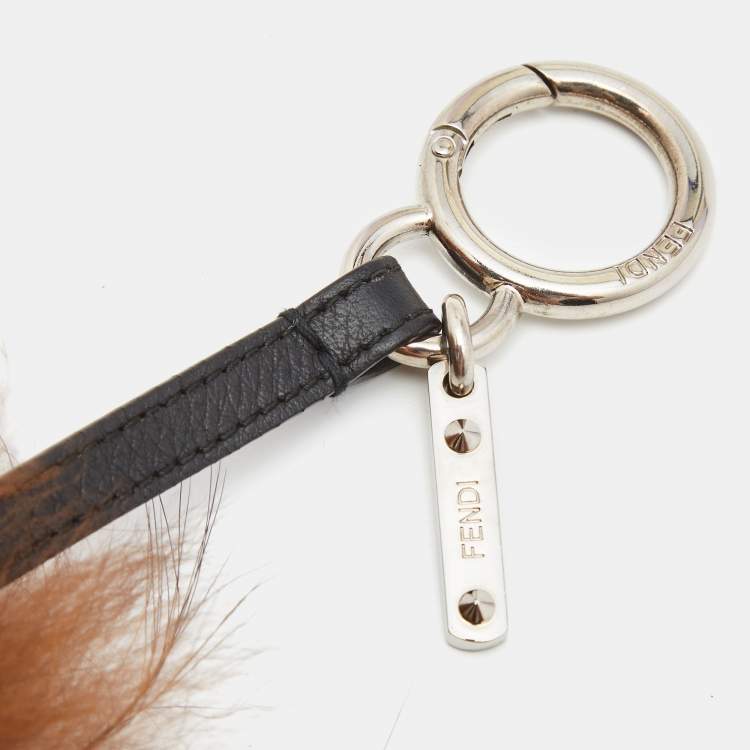 Pre Owned Fendi Multicolor Fox Fur Monster Eyes Bag Charm
