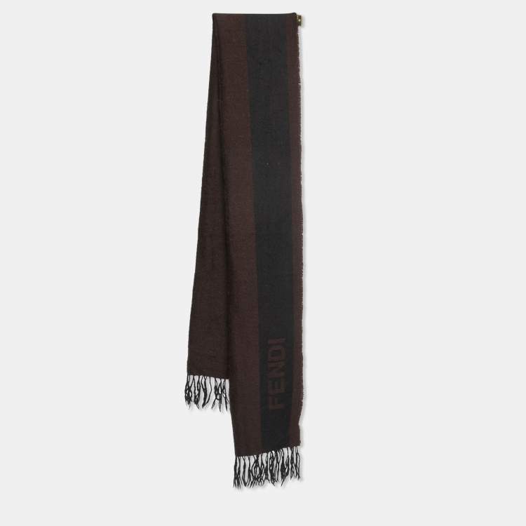 Authentic Fendi popular 100%Wool scarf