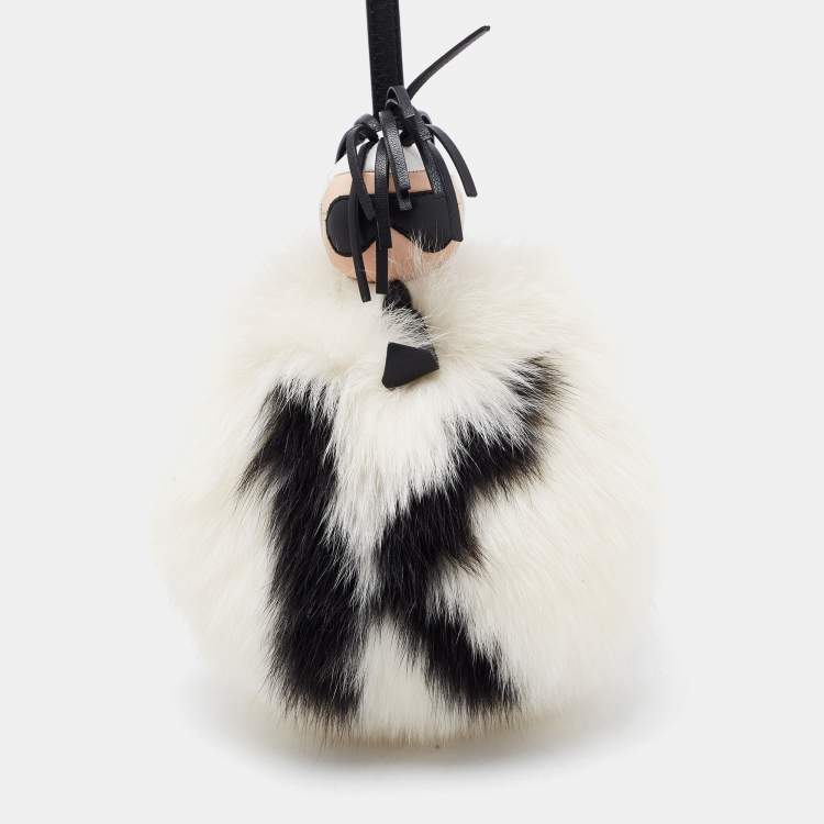 Fendi pom pom bag on sale charm