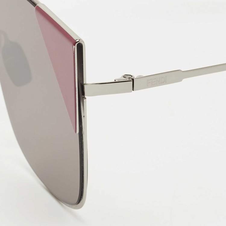 Pre Owned Fendi Purple/Blue FF0191/S Cat Eye Sunglasses
