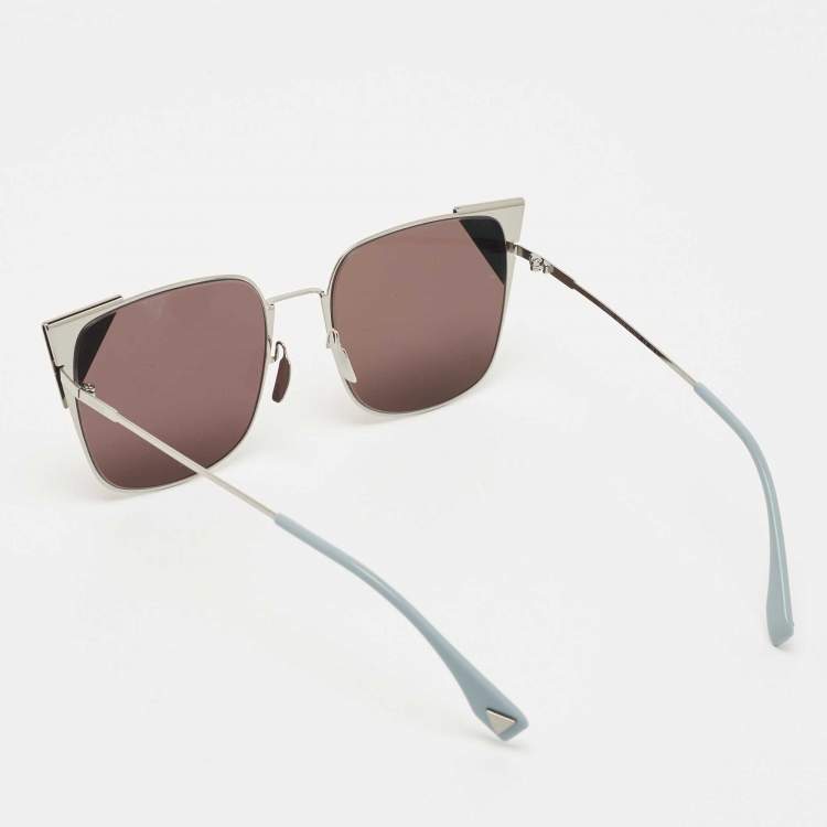 Pre Owned Fendi Purple/Blue FF0191/S Cat Eye Sunglasses