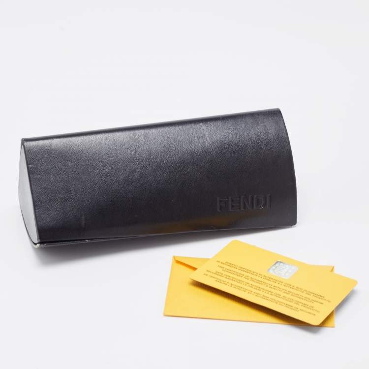 Pre Owned Fendi Black Gradient FS5226 Oversized Sunglasses