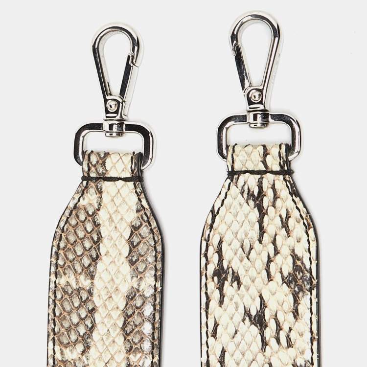 Pre Owned Fendi Multicolor Watersnake Leather  Strap You Shoulder Bag Strap