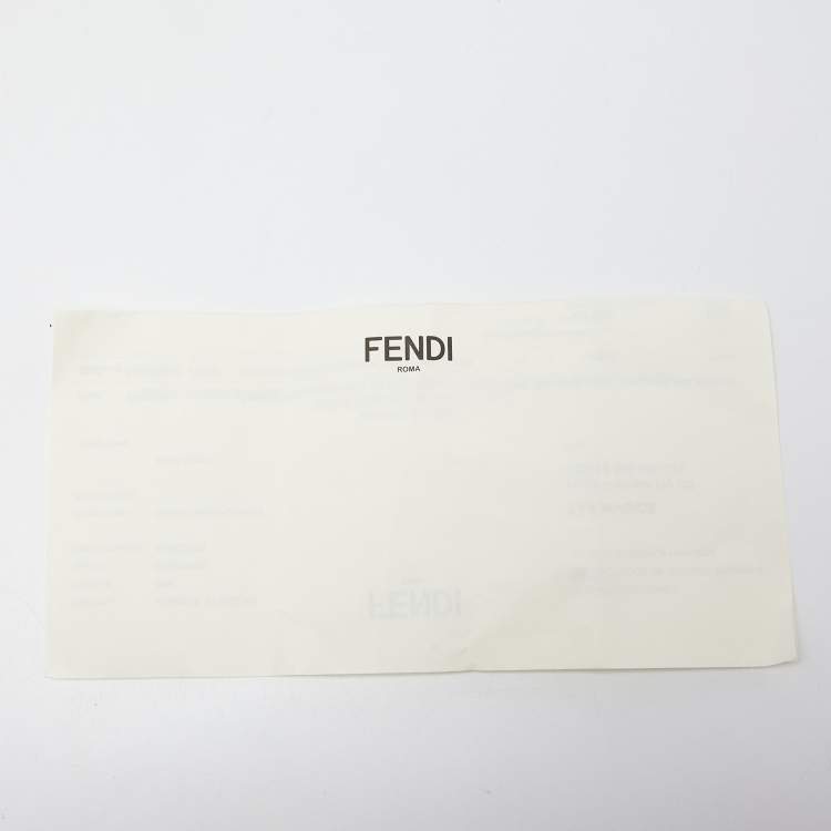 Pre Owned Fendi Black Leather Flowerland Strap You Shoulder Bag Strap