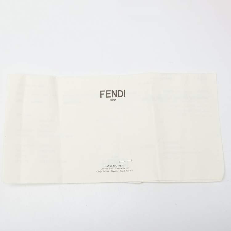 Pre Owned Fendi Multicolor Python and Leather Shoulder Bag Strap