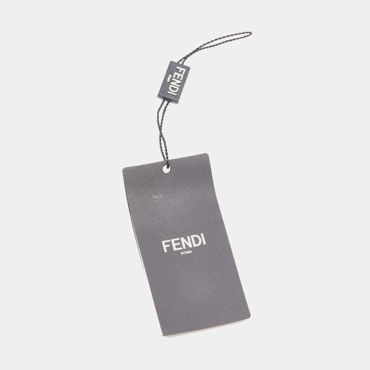 Pre Owned Fendi FF Gold Tone Earrings
