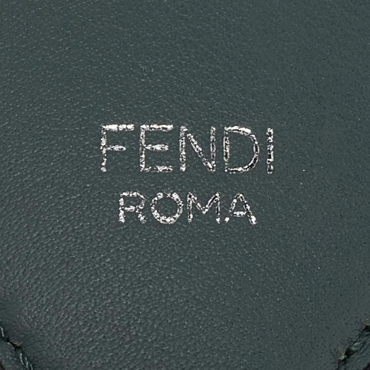 Pre Owned Fendi Multicolor Leather Embellished Interchangeable Shoulder Strap