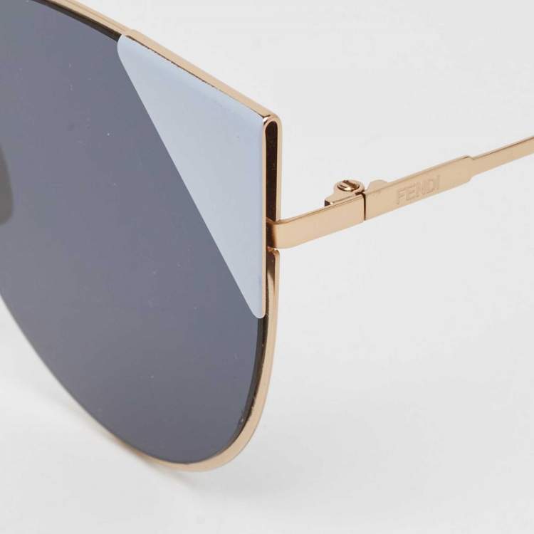 Pre Owned Fendi Multicolor FF0190/S Cat Eye Sunglasses