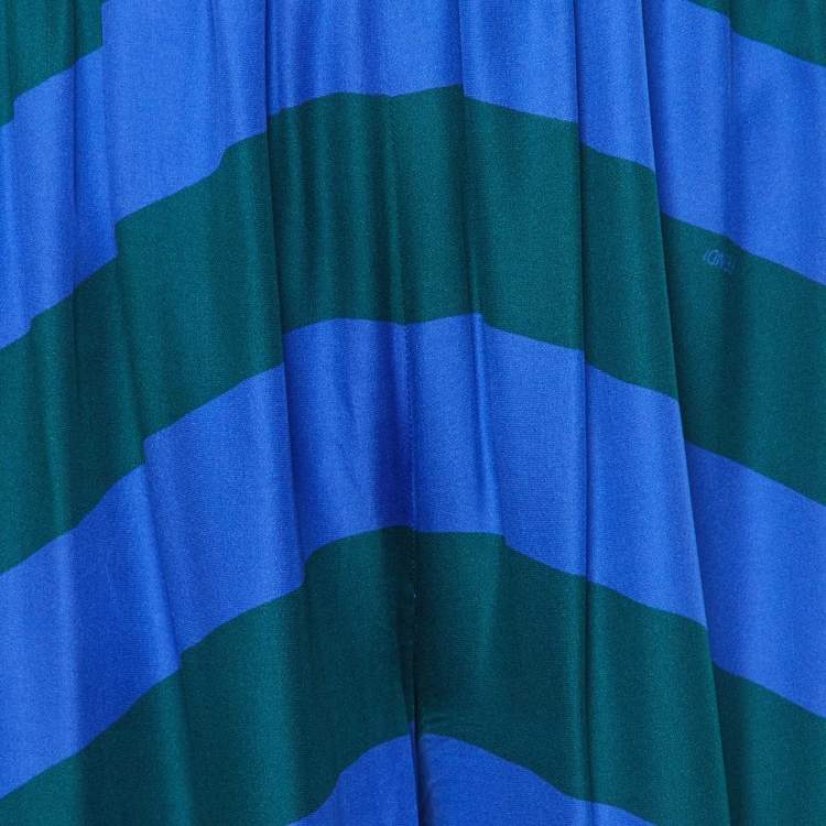Pre Owned Fendi Multicolor Silk Palazzo Pants S 