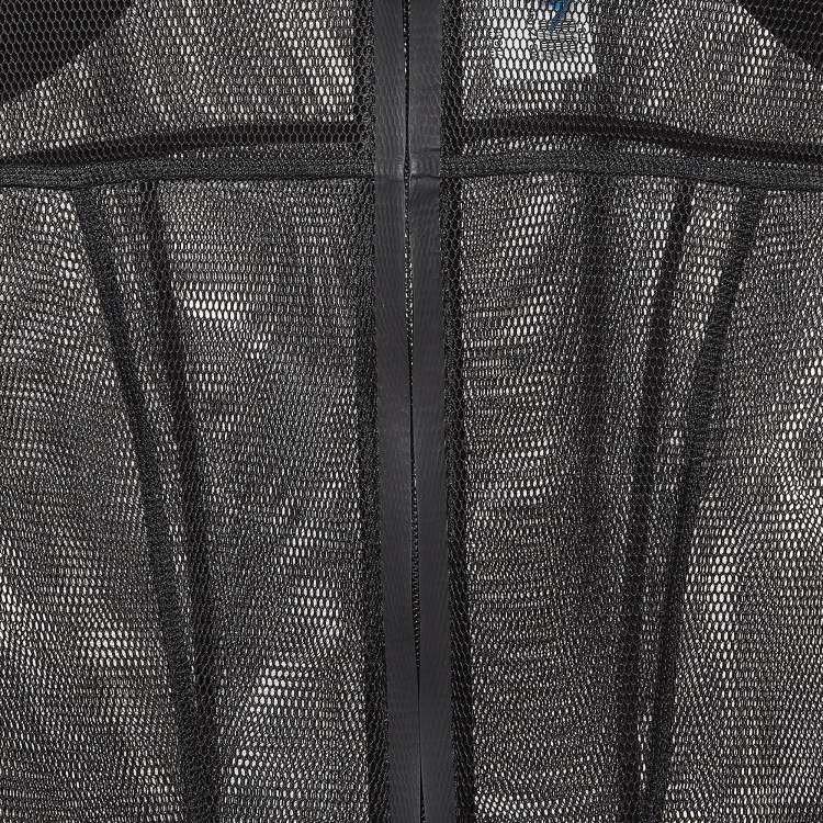 Pre Owned Fendi Zucca Mesh Sheer Jacket M
