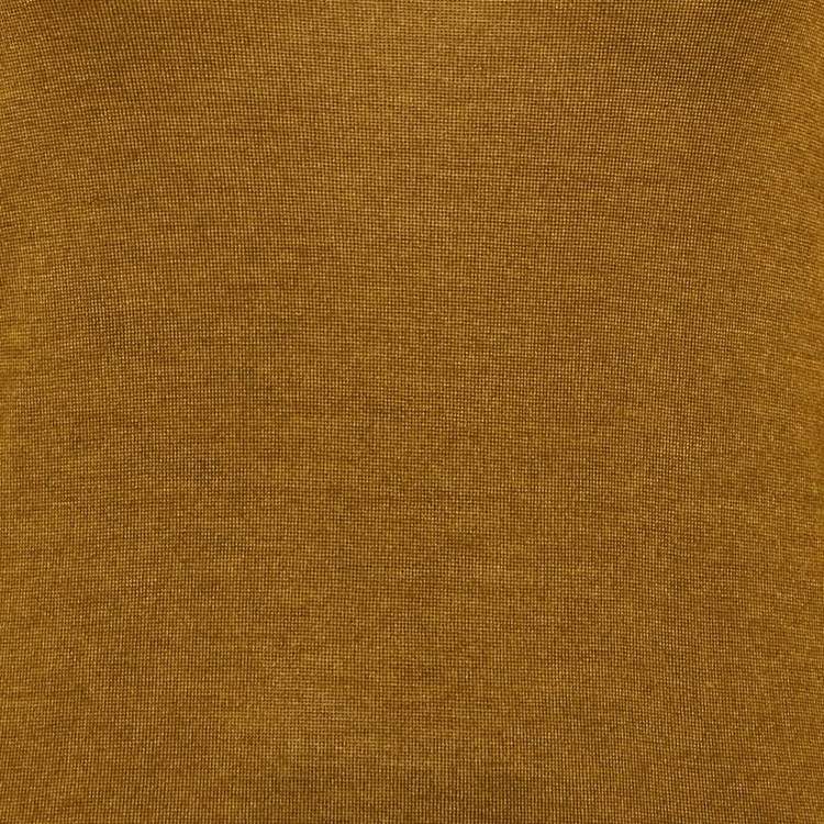 Pre Owned Fendi Olive Green Silk Trim Cashmere Knit Long Sleeve Jumper S
