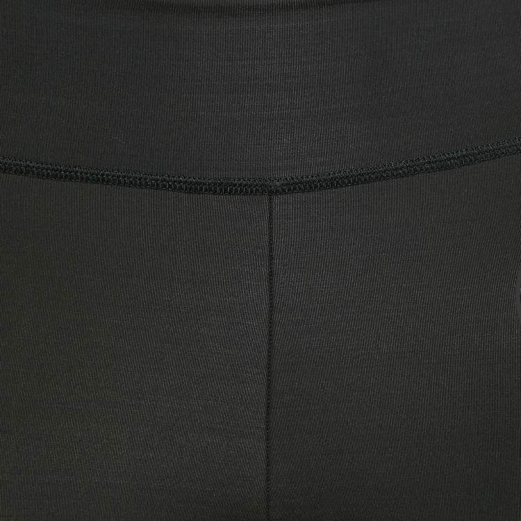 Pre Owned Fendi Black FF Zucca Print Jersey Leggings S