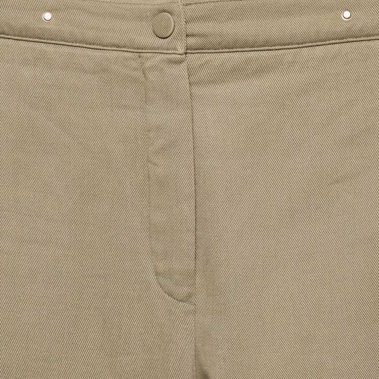 Pre Owned Fendi Beige Cotton Drill Cargo Pants S
