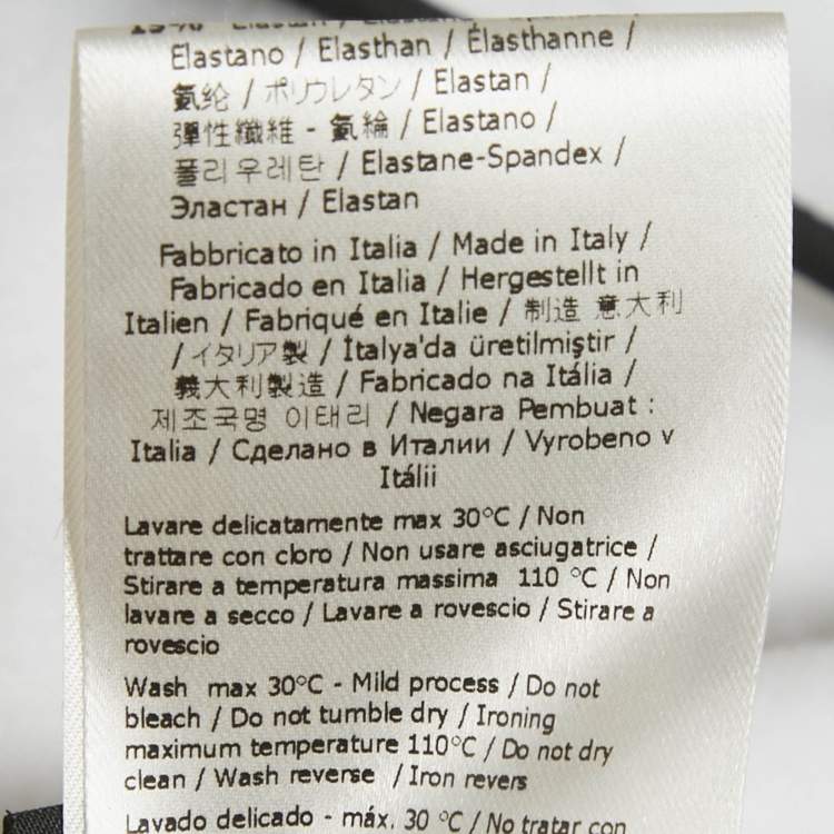 Pre Owned Fendi White Jersey Zip-Up Work Out Jacket S