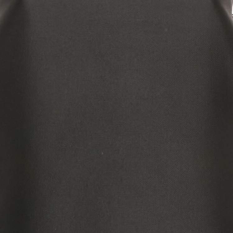 Pre Owned Fendi Black Silk Sleeveless Shift Dress S