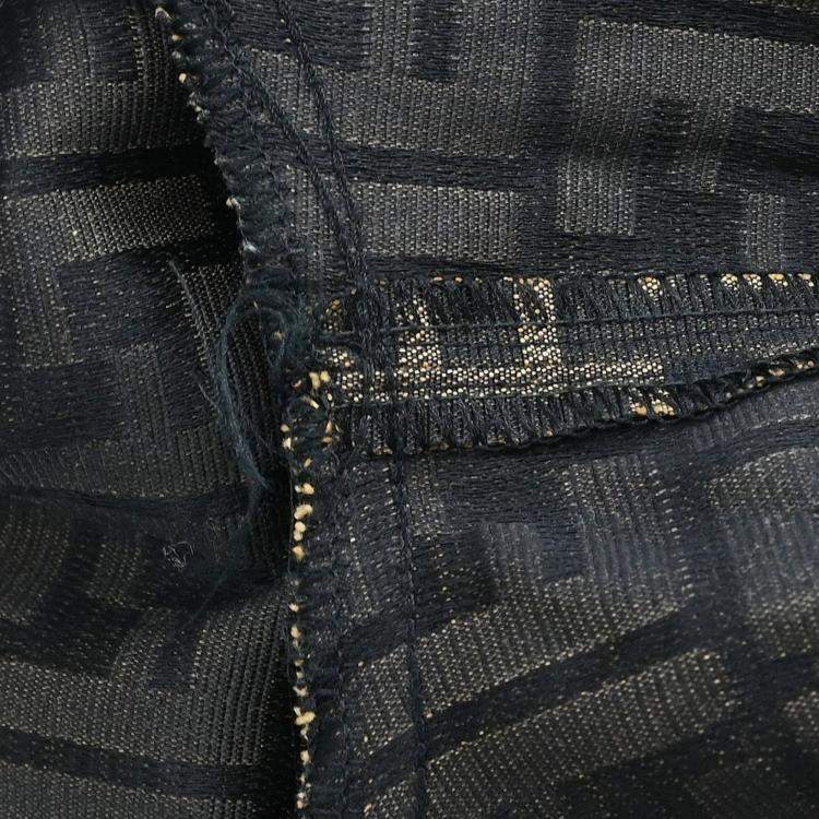 Pre Owned Fendi Jacket Zucca Brown XXS