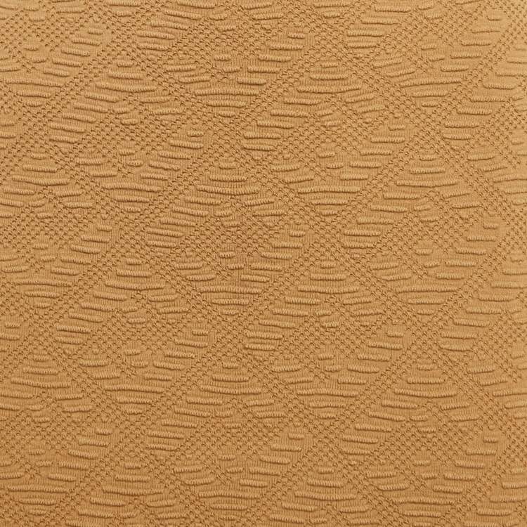 مملوكة مسبقًا Fendi Beige FF Logo Pattern Stretch Knit Pencil Skirt S